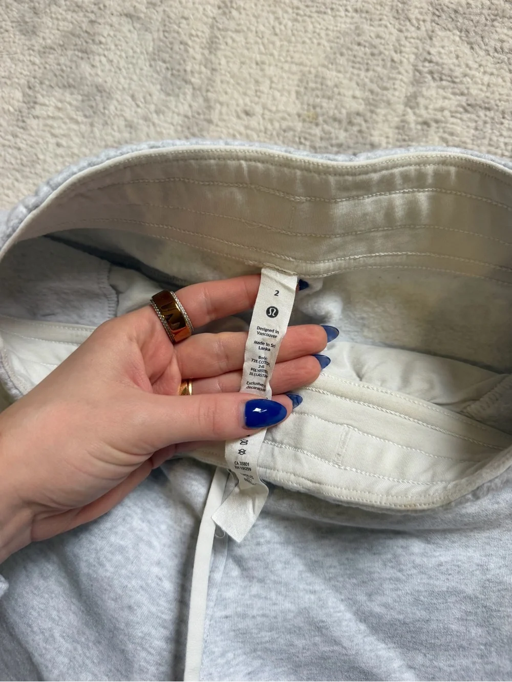 Lululemon grey joggers